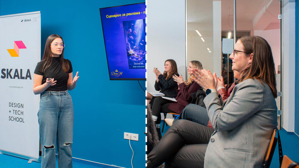 испитна сесија на академија за дигитален маркетинг во Скала Скопје