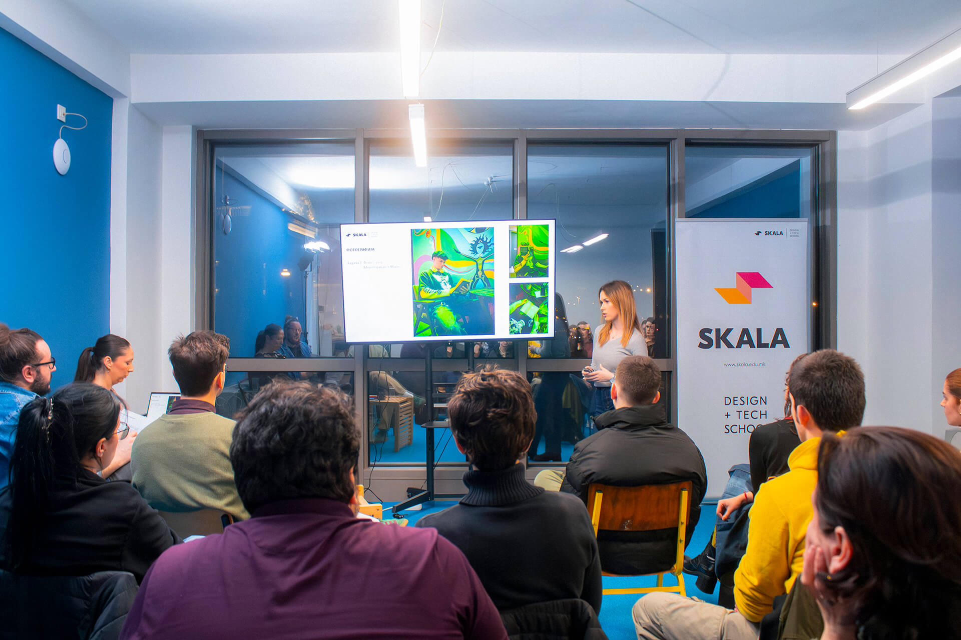 испитна сесија во Скала, на Академија за видео продукција и анимација