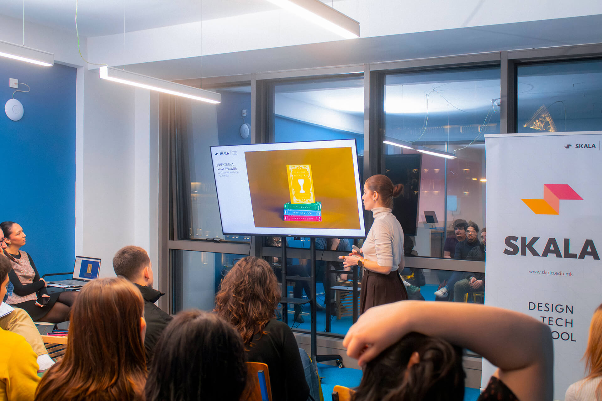 испитна сесија во Скала, на Академија за видео продукција и анимација