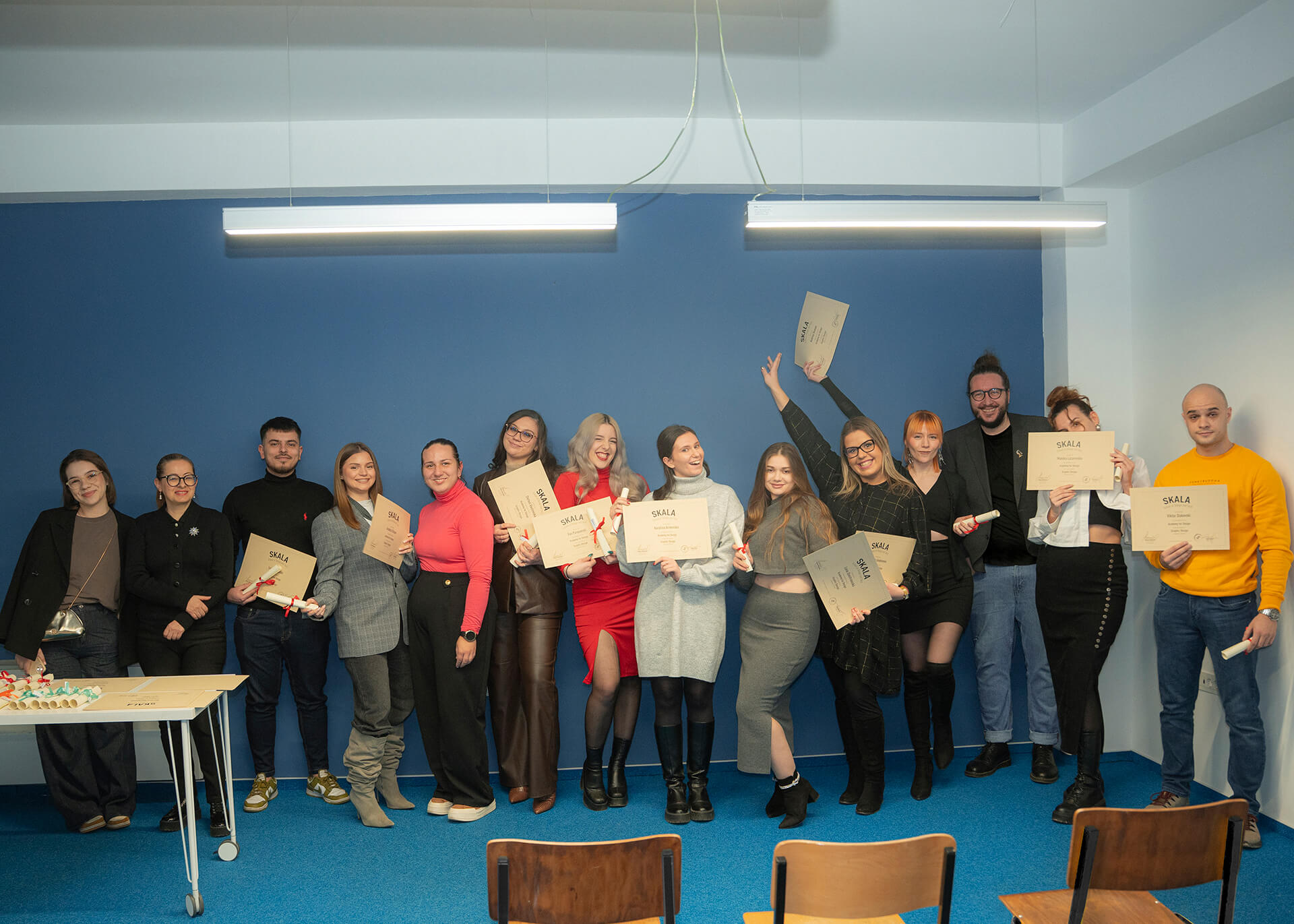 доделување дипломи на студенти во Скала 2024 2025