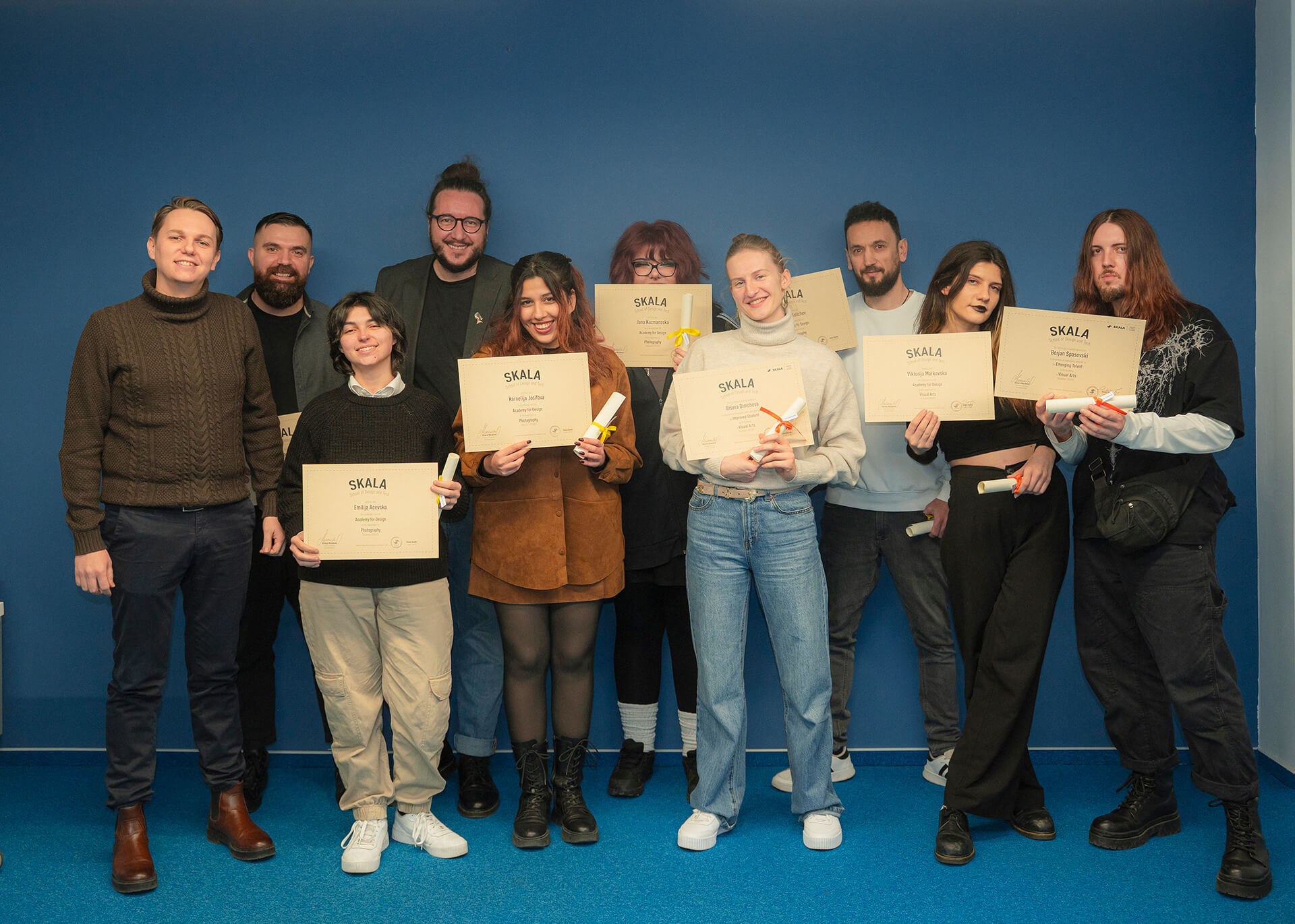 доделување дипломи на студенти во Скала 2024 2025