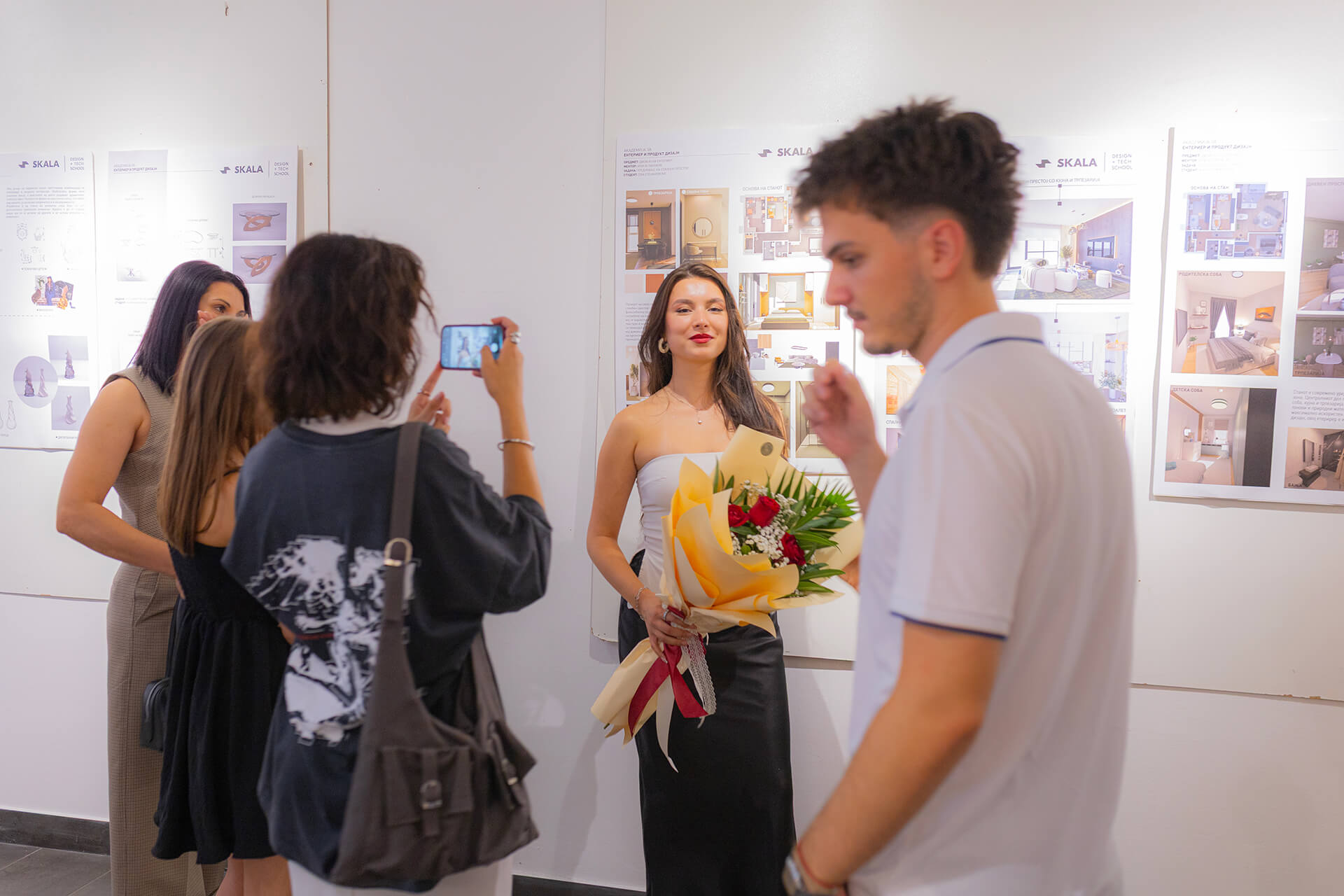 завршна студентска изложба во Скала Академија за дизајн во Скопје