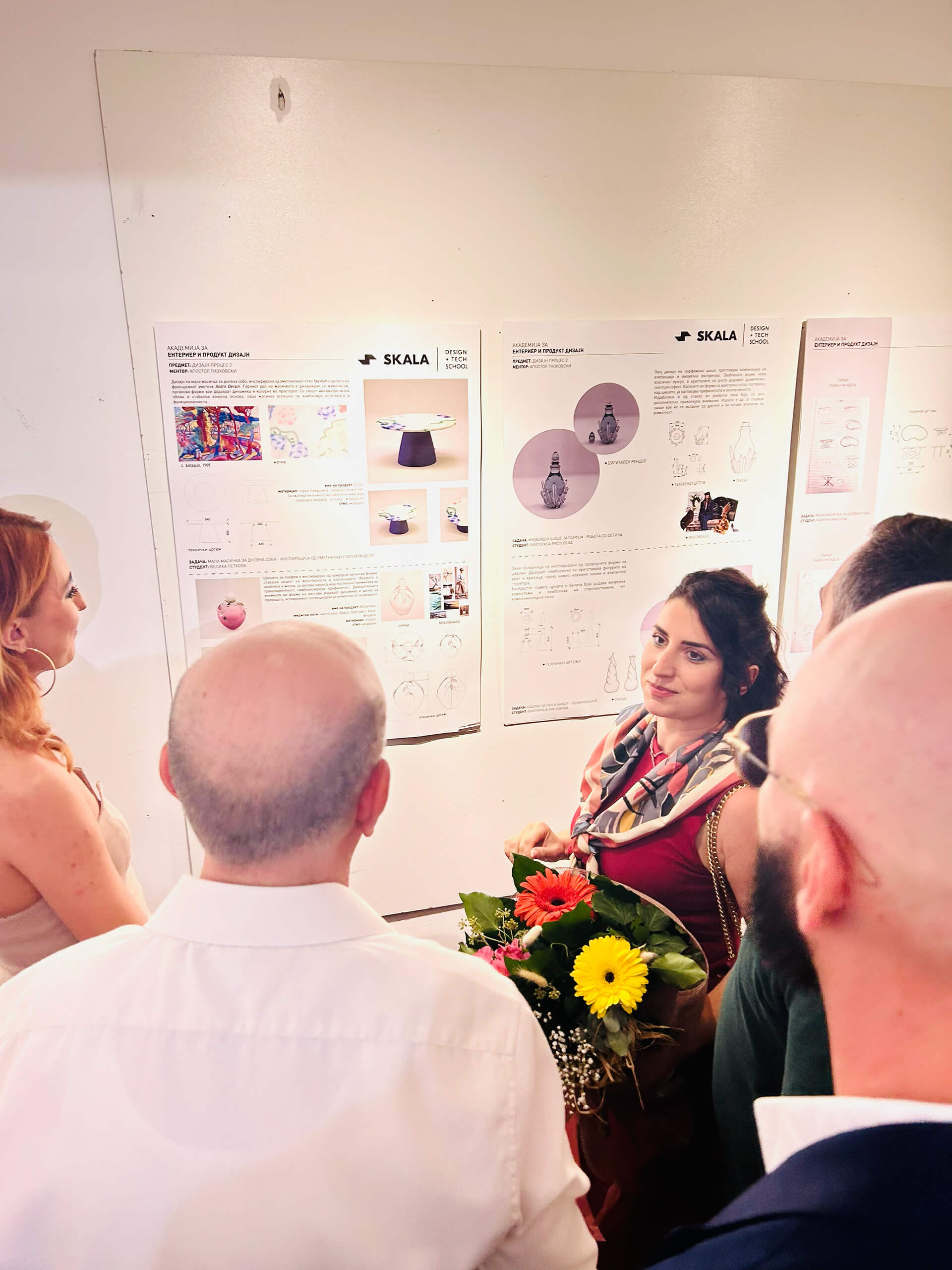 завршна студентска изложба во Скала Академија за дизајн во Скопје