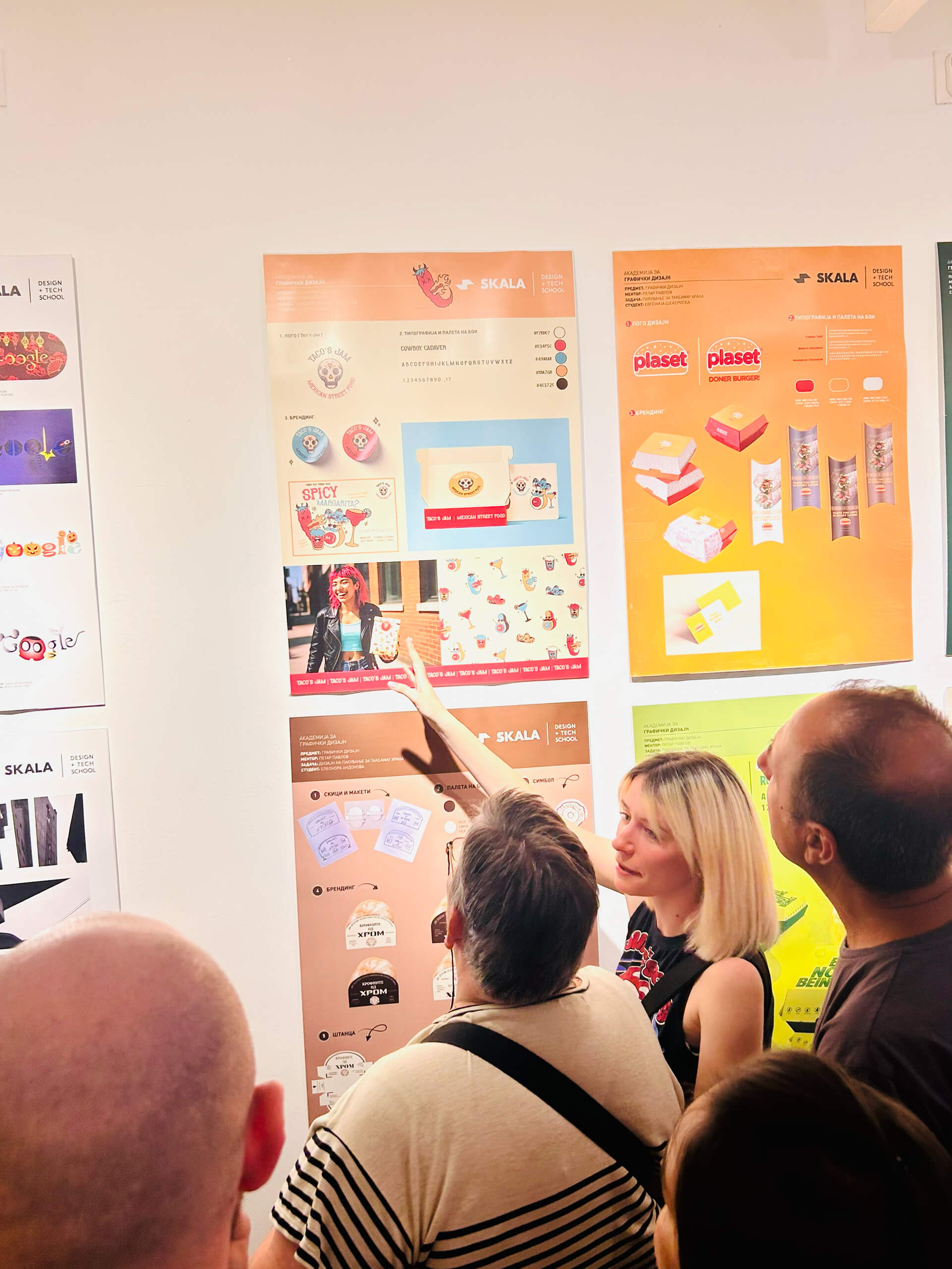 завршна студентска изложба во Скала Академија за дизајн во Скопје