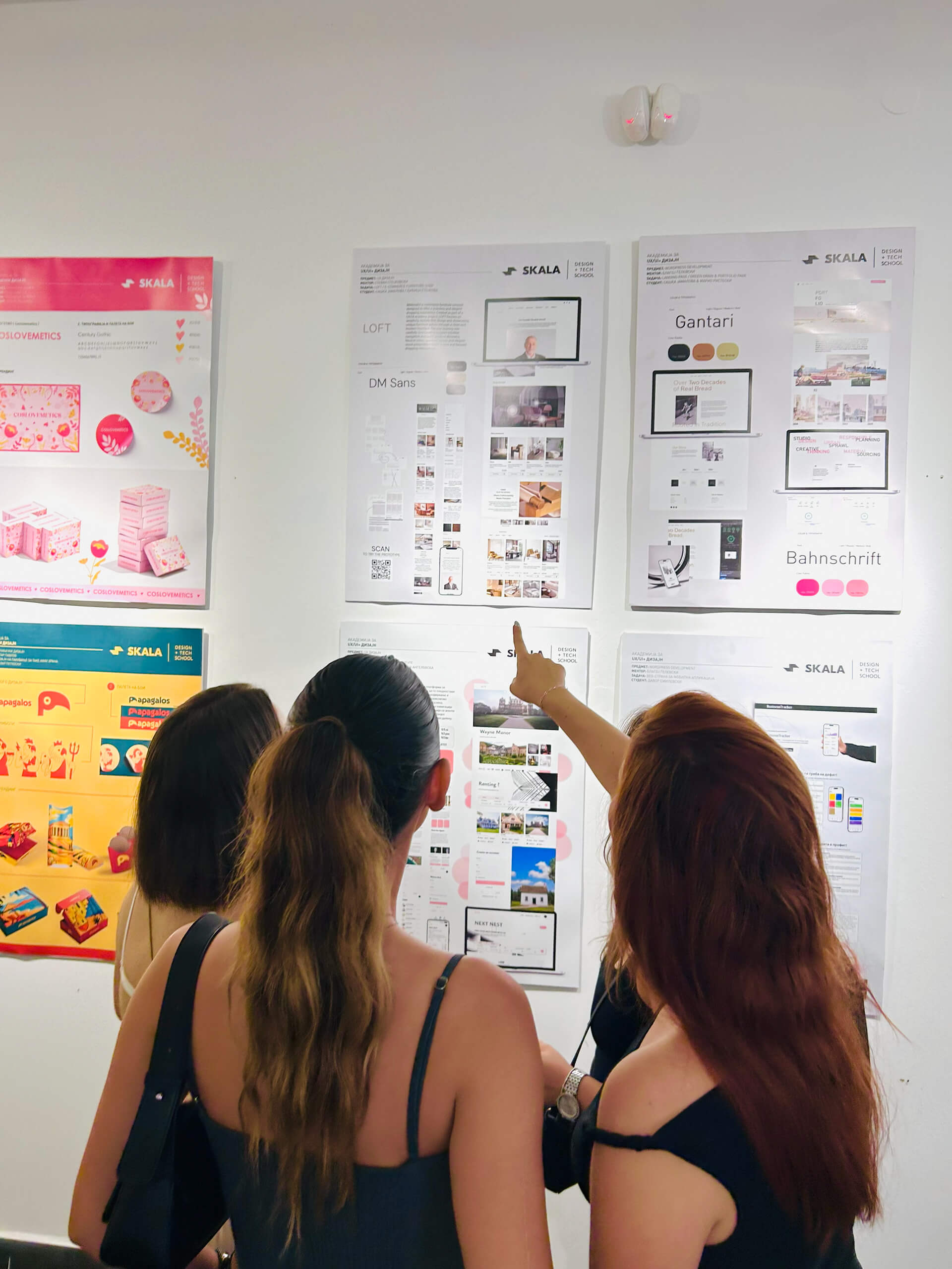 завршна студентска изложба во Скала Академија за дизајн во Скопје