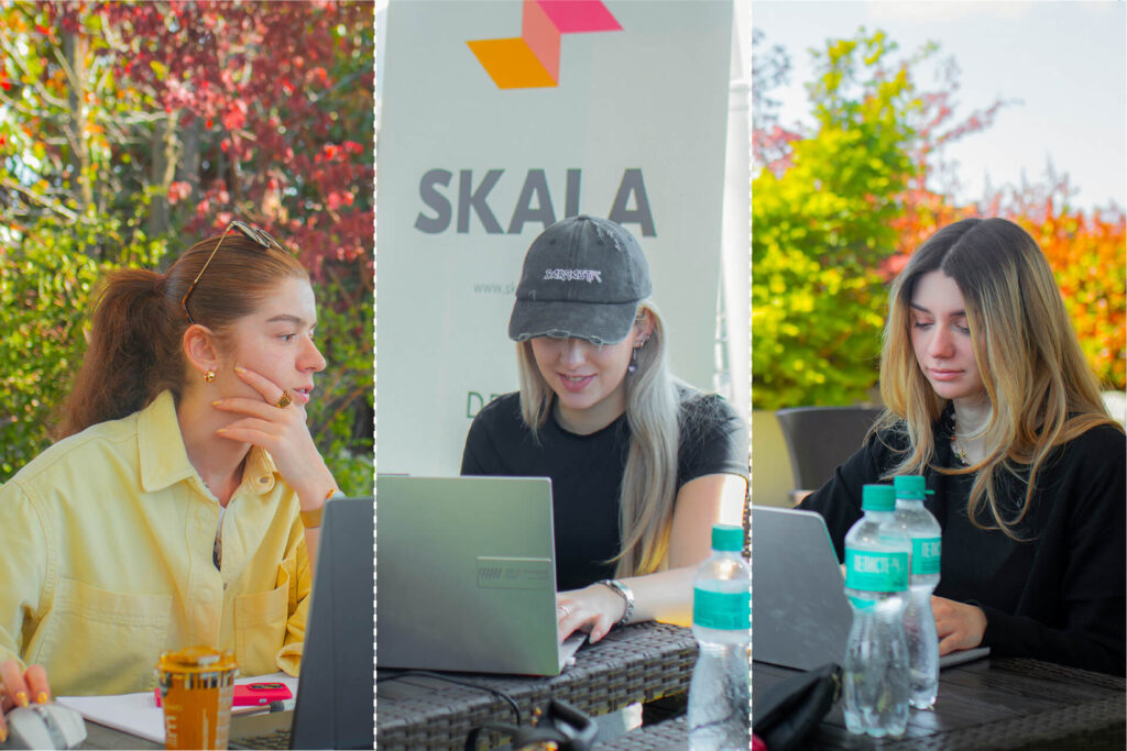 студенти на хакатон Collarette x Скала за ребрендинг проект